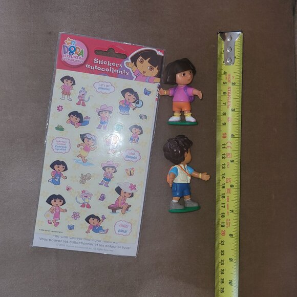 Dora & Diego Figures plus Stickers lot! - Picture 3 of 13
